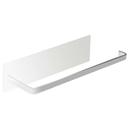 Magnetic paper towel rack for kitchen, a handy space saver that keeps your countertops clutter-free.